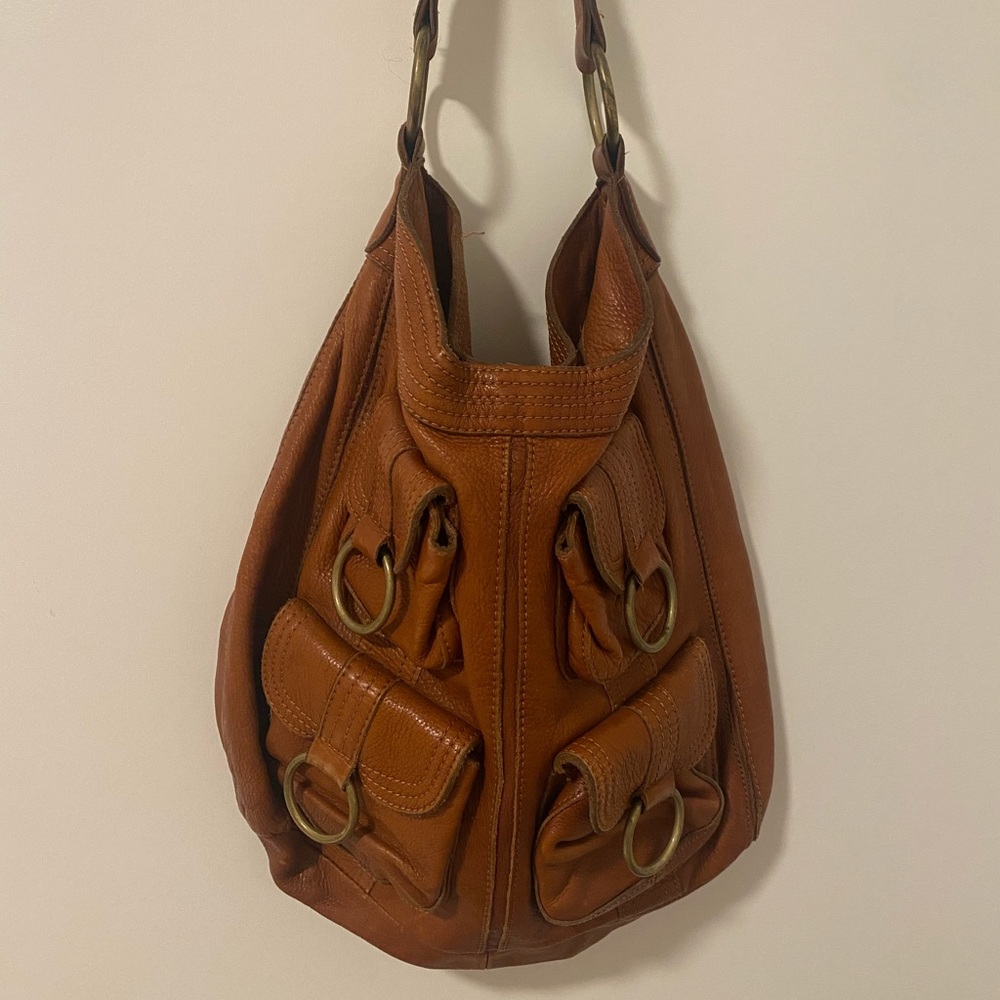 Banana Republic | Leather Pocket Hobo/Tote Bag